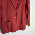 J.Crew  burgundy sweater blazer Photo 1