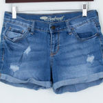 Old Navy  Distressed Boyfriend Denim Shorts‎ Women's Size 2R Photo 0