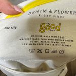 Denim & Flower  White and Yellow T-Shirt Photo 6