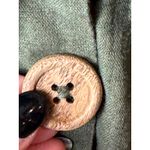 Free People  Dress Women 0 Green Moss Hepburn Safari Button Belted Shirt Boho Photo 6