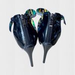 NWT Eldof Elegant Black Rhinestone High Heel Sandals Sz 7 Photo 8