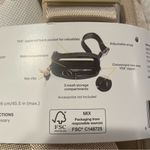 Lole Lolé Fleece Belt Bag in Cream, Unisex Photo 4