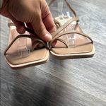 Dolce Vita Women's Beige Strappy Sandals Tan Leather Wedges Casual Size 10 Photo 4