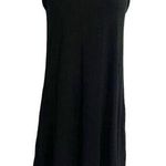 SheBird Size 4 The Tunic Tank Dress Black Pockets Built in Bra Travel Flowy Photo 0