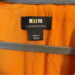 Anthropologie Maeve-  Vibrant Orange V-Neck Tunic Small Photo 3