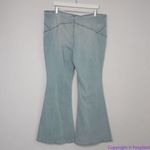 Free People NEW  We the Free flare jeans Curvy fit light‎ wash, size 35 Photo 4