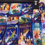Disney  Parks size small VHS leggings Peter Pan Little Mermaid Dumbo Lion King Photo 3