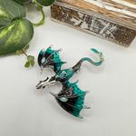 Dragon Brooch Pendant With Crystals Multiple Photo 5