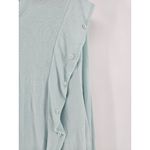 Lane Bryant Lane Bryant Womens Top Size 18/20 Blue Long Sleeve Ruffle Pearl Detail Blouse Photo 2