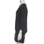 Jill Stuart  silk printed ruched dress fall 700$ boho designer party formal mini Photo 1