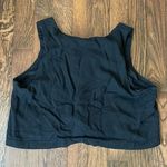 Trendy Queen black cropped tank Size XS Photo 2