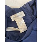 David's Bridal David’s Bridal Twist Y-Neck Halter Mini Fit & Flare Dress Pockets Navy Size 12 Photo 6