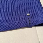 Ralph Lauren Lauren  Womens‎ SZ 2X Blue Black Quarter Zip Waffle Knit Stretch Top Photo 6