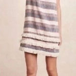 Anthropologie Holding Horses Sleeveless Fringe Shirt Dress $130 10 Photo 0