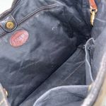 Fossil  Vintage Black Leather Brown
Accents Tote Bag Photo 12