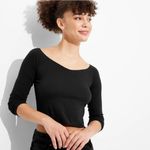 Wild Fable  Women's Long Sleeve V-Neck T-Shirt Size L Photo 1