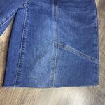 Madden NYC Stylish Denim Women's Long Jean Shorts With Rough Hem Blue Size XS Photo 2