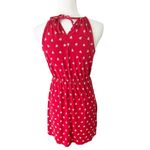 Old Navy Red Nautical Sailboat Print High Neck Halter Dress Size Small Photo 2