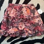 Lost + Wander NWT Garden Floral Ruffle Mini Skirt Photo 9