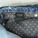 London Jean Loudon Jeans Womens 2 Straight Leg Mid Rise Distressed Button Fly Stretch 29x28 Photo 5