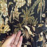 Seafolly Black and Tan Floral Garment Medium smoked dress Photo 5