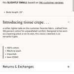 J.Crew  Tissue crepe long-sleeve T-shirt Photo 2