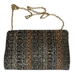 Lulus Fancy A Fringe Clutch Gold Chain Crossbody Pocketbook Bag Tassels Photo 2