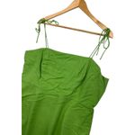 Old Navy  Dress Womens XXL Tall Green Linen Blend Tie Strap Sundress Beach Cruise Photo 4
