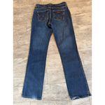 Wrangler Qbaby Denim Jeans size 7 / 8 x 36 q-baby Western boot bootcut jean WRC10ON Rodeo Photo 8