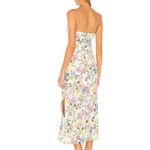 Alice + Olivia Harmony Slip Midi Dress Gardenia Floral Size US 4 Photo 2