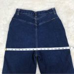 Vintage 50s Bareback Tapered Leg Cuffed Mom Jean Rockabilly Dark Wash Size 0 Blue Photo 11