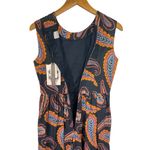 Anthropologie NWT ATELIER 17.56 Columbia Blue Paisley Midi Dress XS Photo 9