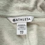 Athleta Pranayama Restore Wrap Open Front Cardigan Light Heather Grey, Size XXS Photo 3
