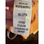 AGOLDE  Sweatshirt Women XS‎ Orange Sherbert The Round Shoulder Athleisure NWT Photo 12