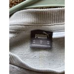 Puma Speckled Light Gray Grey Crewneck Sweatshirt Activewear Top Shirt Women XS Photo 6