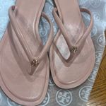 Tory Burch Pink Sandals with Metallic Finish Photo 1