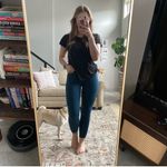 Yogalicious 𝅺 crop Leggings yoga XSmall blue teal Activewear pants NEW Photo 5