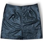 Highway Jeans NWT Women's Black Faux Leather Mini Skirt Size 11 Party Wear Grunge Biker Emo Photo 1
