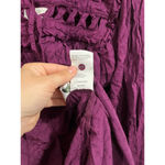 Cleobella Womens  Sabella Blouse in Aubergine Size Medium Photo 5