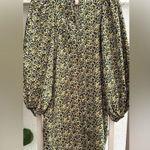 H&M NWT  Black Yellow floral
Voluminous Balloon Sleeve A Line Dress. Photo 4