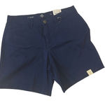 st. john's bay  10 flat front chino classic everyday navy short SH2 2859 Photo 0
