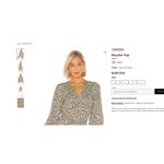 Alexis  Collection Rourke Wrap Blouse 343$ Floral Casual Lightweight Boho Photo 3