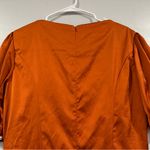 Mac Duggal 26928 Short Sleeve Faux Wrap Puff Sleeve Dress 10 NWOT Photo 5