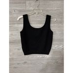 St. John Basics Black Knit Sweater Top Tank Size Medium M Photo 1