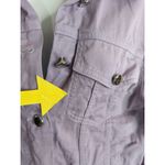 Rachel Comey  Women's Solid Long Sleeve Button Front Denim Jacket Purple Size 6 Photo 6