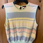 Tommy Hilfiger Vintage Looking Pastel Spring Sweater Vest Photo 0