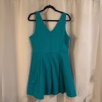 Metaphor  Teal Sleeveless Dress Photo 1