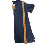 Urban Outfitters NWT  Marin Navy Blue cut out V neck tee Photo 3