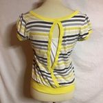 VTG Y2K fun bright striped top Yellow Photo 9