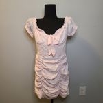Princess Polly  Back to Paris Mini Dress Size 8 Pink Valentine's Feminine Floral Photo 4